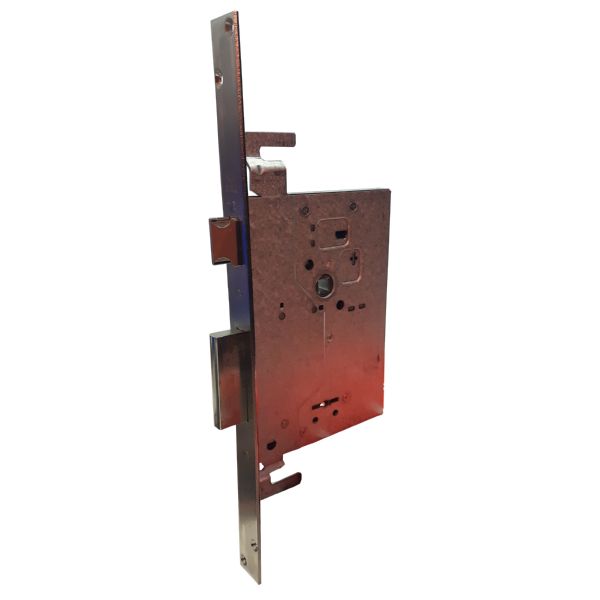 CERRADURA EMBUTIR GOLPE Y LLAVE AGUJA 60 MM SIN VARILLAS
