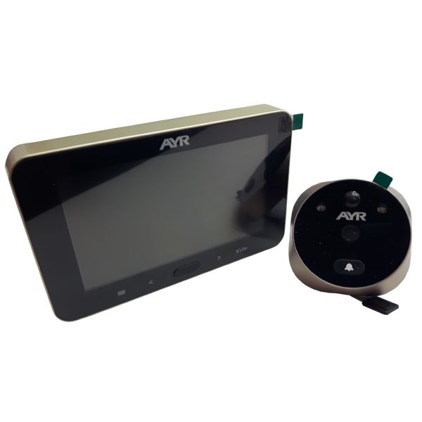 MIRILLA DIGITAL 759 4,5" FULL HD NIQUEL MATE /NIQUEL SATINADO